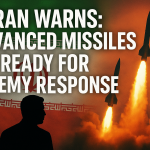 “Iran’s Defense Minister warns that newly built advanced missiles are ready to be used in response to any enemy action, highlighting rising tensions.”